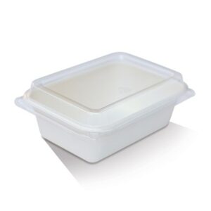 PET Lid For Sugarcane Tray - 10oz