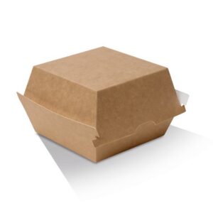 Burger Box - Kraft/White