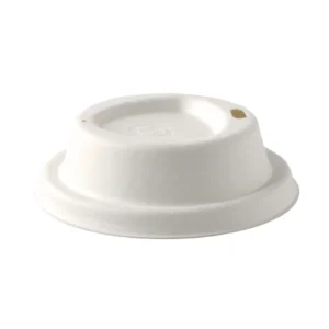 Bagasse Lid - White - 8oz