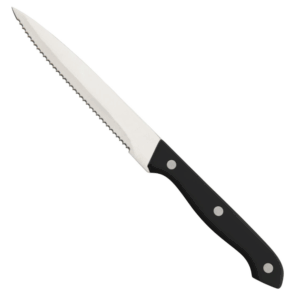 Cavalry Steak Knife Black Handle