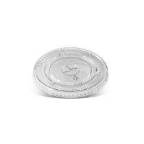 PET Flat Lid with Hole to suit 14oz-24oz PET Cup