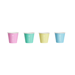 Compostable Coffee Cup Single Wall - Pastel - 4oz - Truly Eco