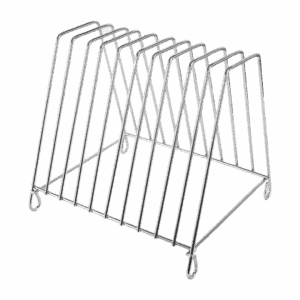 KH Classik Chef Board Rack 10 slot Chrome Plated