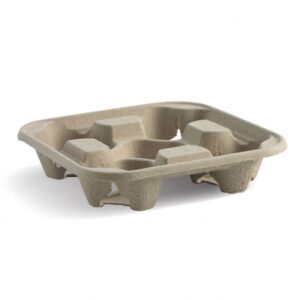 4 Cup Tray Holder Mache