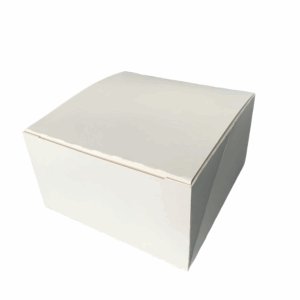 Cake Box White Pop Up