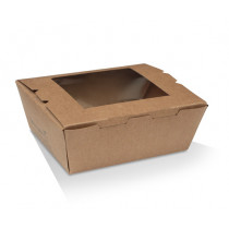 Lunch Box Bio with Window - Brown - Small