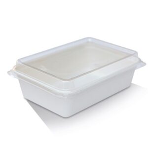PET Lid For Sugarcane Tray - 18oz