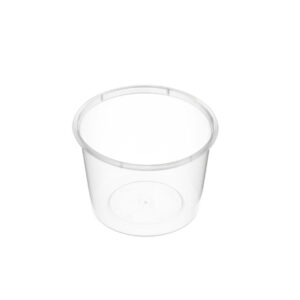 Round Container - Clear - 600ml