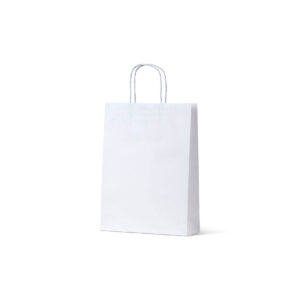 Small White Rope Bag - 330x250+130mm