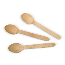 Wooden Dessert Spoon FSC Certified