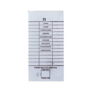 Fish & Chip Docket Book Printed