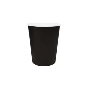 Coffee Cup Single Wall - Black - 8oz