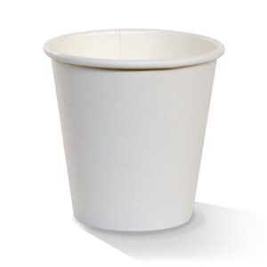 Coffee Cup Single Wall - White - 8oz