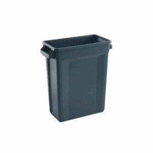 Slim Bin - 87LT - Grey - 570mm x 272mm x 756mm (H)