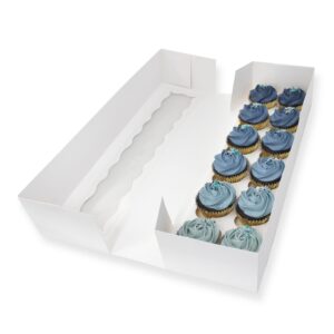 12 Cupcake Long Box + Insert