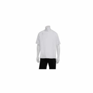 Chef Jacket White Tunic Short Sleeve - Large