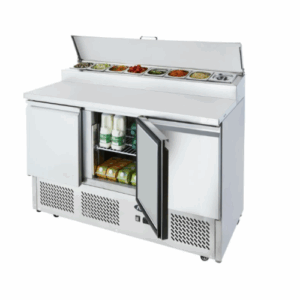3 Door Opentop Saladette Fridge - 1365mm