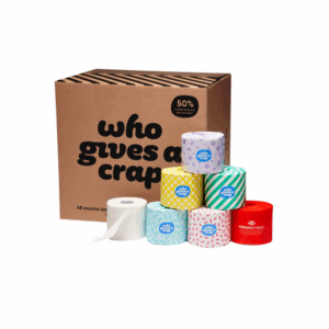 Toilet Roll 400 Sheet 2Ply - 'Who Gives A Crap' - Recycled