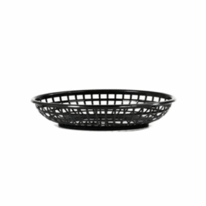 Bread Basket - Oval - Black