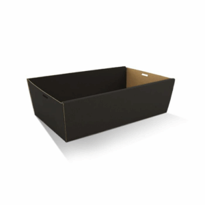 Catering Tray - Black - Medium - 360mm x 255mm x 80mm