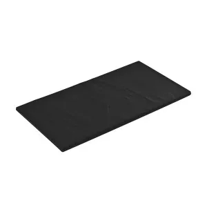 Rectangle Platter - Black Melamine - 325mm x 175mm