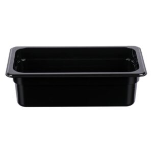 Polycarbonate Food Pan - Black - Size 1/3 x 100mm - 8 Litre