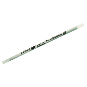 Paper Drinking Straw Regular - Black - Individually Wrapped - 20cm x 5mm
