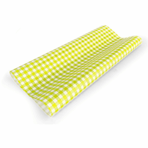 Printed Greaseproof - Yellow - Cut 2 Size - 43x34cm
