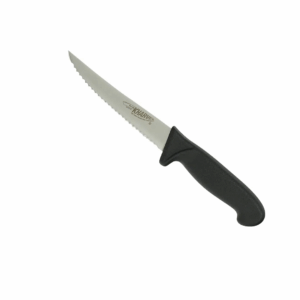 Utility Knife Serrated - Black - 130mm