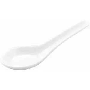 Chinese Soup Spoon - White