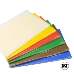 Cutting Board Set of 6 Colours PE - 381mm x 508mm x 13mm