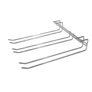 Glass Hanger - Triple - Chrome