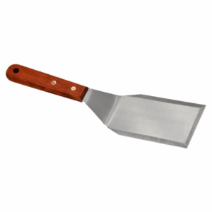 KH Classik Chef Griddle Scraper 75x115mm Cranked Wood Handle