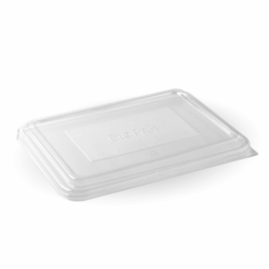 Clear RPET Lid to suit 3 Compartment Biocane Base