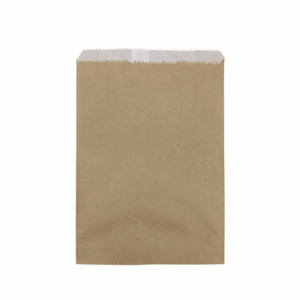 2 Long Greaseproof Lined Brown Bag
