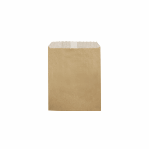 1/2 Long Greaseproof Lined Brown Paper Bag - 15x12cm