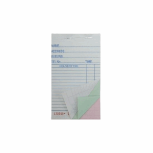 Pizza Docket Book Triplicate