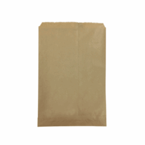 2 Long Brown Paper Bag - 24x18cm