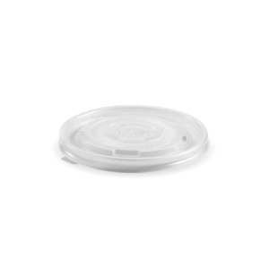 Flat Lid For Paper Food Bowl PLA Lined to suit 12oz - 24oz