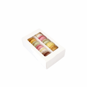 12 Macaron Box + Window Lid